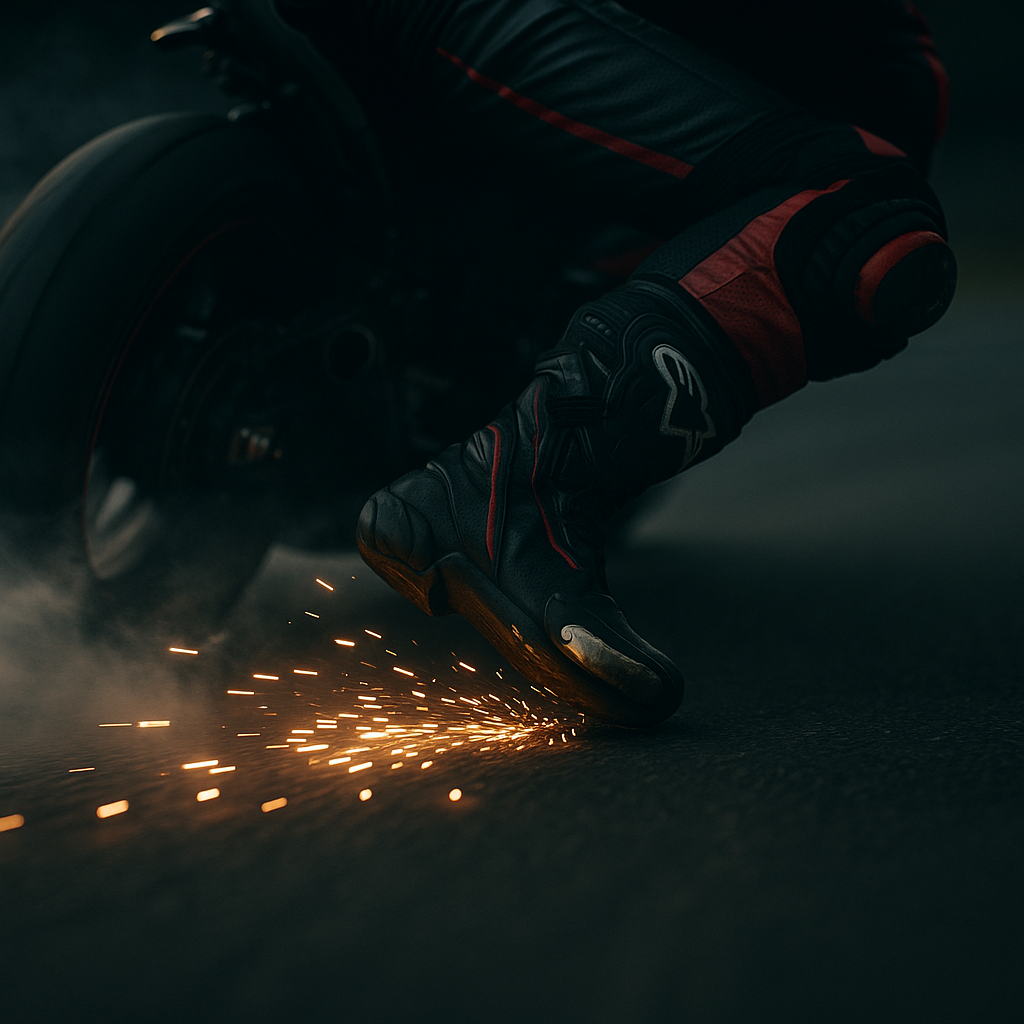 MotoGP rider at extreme lean angle illustrating the raw speed in the Formula 1 vs MotoGP 2026 comparison